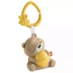 Kép 1/5 - Fisher-Price Sensimals - Durmi Maci rögzíthetõ, zenélõ bébijáték HRB18
