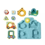 Kép 2/7 - Fisher-Price Forma és járgány kirakó fénnyel és hanggal HRP31