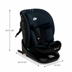 Kép 10/10 - Kinderkraft gyerekülés I-Grow i-Size Isofix 40-150cm fekete