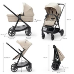 Kép 3/10 - Kinderkraft babakocsi többfunkciós NEWLY 3in1 MINK PRO  bézs