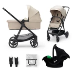 Kép 1/10 - Kinderkraft babakocsi többfunkciós NEWLY 3in1 MINK PRO  bézs