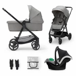 Kép 1/10 - Kinderkraft babakocsi többfunkciós NEWLY 3in1 MINK PRO szürke