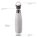 Kép 3/9 - Zopa termosz - rozsdamentes acél, fogantyúval 480 ml Dino