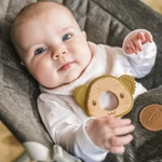 Kép 3/4 - Zopa rágóka szilikon Koala mustársárga