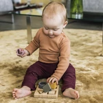 Kép 4/5 - Zopa játék szilikon és bambusz formaberakó