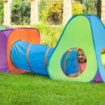 Kép 5/9 - Baby Mix gyermek sátor 3az1-ben 3 részes narancs-kék