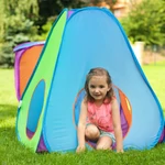 Kép 7/9 - Baby Mix gyermek sátor 3az1-ben 3 részes narancs-kék
