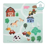 Kép 2/7 - Fillikid szivacspuzzle szőnyeg Farm 93x93cm 6db 3307-01