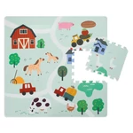 Kép 3/7 - Fillikid szivacspuzzle szõnyeg Farm 93x93cm 6db 3307-01