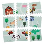 Kép 4/7 - Fillikid szivacspuzzle szőnyeg Farm 93x93cm 6db 3307-01