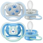 Kép 1/3 - Philips AVENT játszócumi ultra air 6-18hó fiús pastel 2db