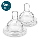Kép 1/4 - Philips AVENT etetőcumi Anti-Colic 2db 3 cseppes 3hó