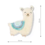 Kép 4/4 - BabyOno játékfigura lapos Lulu láma kék 1557/02