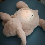 Kép 3/3 - Nattou éjjeli fény projektor zenélõ plüss nyuszi beige