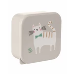Kép 3/5 - Kikkaboo ételtároló doboz 4 db-os Kitty Cat