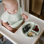 Kép 6/8 - BabyOno tányér szilikon tapadó aljú háromrekeszes menta 1482/03
