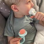 Kép 7/7 - BabyOno rágóka csiga menta/rózsaszín 1597/01
