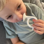 Kép 5/7 - BabyOno rágóka csiga fehér/kék 1597/02