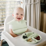 Kép 5/10 - BabyOno előke szilikon állítható menta 1639/03