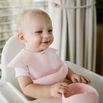 Kép 4/8 - BabyOno előke szilikon állítható rózsaszín 1639/02