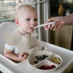 Kép 7/8 - BabyOno etetőkanál szilikon flexibilis bézs 785/04