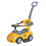 Kép 1/2 - Baby Mix bébitaxi tolókarral 3az1-ben Mega Car sárga