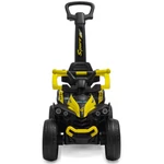 Kép 2/6 - Baby Mix bébitaxi tolókarral Quad Mega Prime EVA sárga