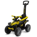 Kép 1/6 - Baby Mix bébitaxi tolókarral Quad Mega Prime EVA sárga