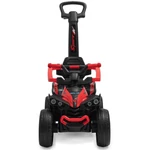 Kép 2/7 - Baby Mix bébitaxi tolókarral Quad Mega Prime EVA piros