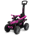 Kép 1/6 - Baby Mix bébitaxi tolókarral Quad Mega Prime EVA rózsaszín