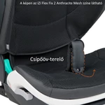 Kép 4/6 - BeSafe gyerekülés iZi Flex FIX 2 i-Size ISOfix 100-150 cm Black Soft Breeze