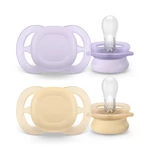 Kép 1/7 - Philips AVENT játszócumi Ultra Start neutral 0-2hó lányos 2db