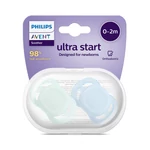Kép 2/7 - Philips AVENT játszócumi Ultra Start neutral 0-2hó fiús 2db