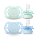 Kép 1/7 - Philips AVENT játszócumi Ultra Start neutral 0-2hó fiús 2db