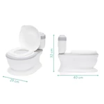 Kép 7/9 - Fillikid mini WC gyerekeknek Marlin szürke/fehér BP047-07