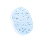 Kép 1/4 - BabyOno babafürdető szivacs puha kék 1640/02
