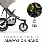 Kép 4/10 - Kinderkraft babakocsi minden terepre Helsi 2 szürke
