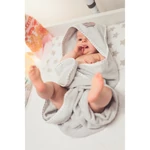 Kép 6/9 - Fillikid kapucnis törölközõ 75x75 elefánt szürke 1032-97