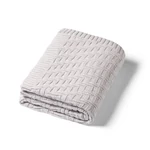 Kép 1/4 - BabyOno takaró organikus pamut kötött 75x100cm szürke 1647/02