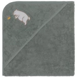 Kép 2/6 - Fillikid kapucnis törölközõ 75x75 maci zöld 1032-54