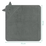 Kép 6/6 - Fillikid fürdõlepedõ 75x75cm cica zöld 1033-44