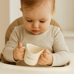 Kép 4/4 - BabyOno tanulópohár - ergonómikus 6hó bézs 1463/09