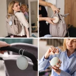 Kép 3/3 - BabyOno cumitartó tok 2 cuminak szilikon cipzárral rózsaszín 1569/02