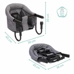 Kép 8/8 - Fillikid etetõszék asztali Comfort szürke 399-07