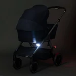 Kép 2/5 - Fillikid biztonsági lámpa babakocsira Easy fix piros-fehér 2db 589-00