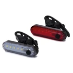 Kép 1/5 - Fillikid biztonsági lámpa babakocsira Easy fix piros-fehér 2db 589-00