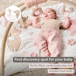 Kép 2/5 - Nattou játszószõnyeg játékívvel FANFAN fehér - pink