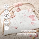 Kép 3/5 - Nattou játszószõnyeg játékívvel FANFAN fehér - pink