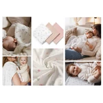 Kép 2/2 - BabyOno textilpelenka színes 3db gyûrt muszlin puderrózsaszín 828/01