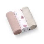 Kép 1/2 - BabyOno textilpelenka színes 3db gyûrt muszlin szürke 828/03